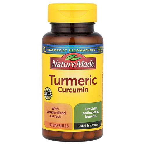 Nature Made, Kurkuma-Curcumin, 60 Kapseln