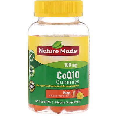 

CoQ10 Gummies, Mango, 60 Gummies