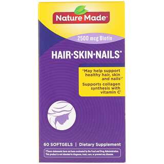 Nature Made, Haare, Haut und Nägel, 60 Softgel-Kapseln
