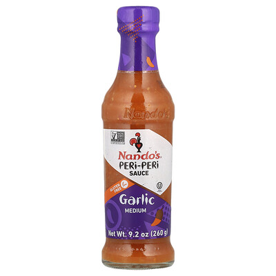 Product Image for NANDO'S, Peri-Peri Sauce, Garlic, Medium, 9.2oz (260 g)