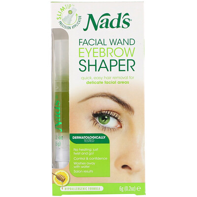 Nad's Facial Wand Eyebrow Shaper, 0.2 oz (6 g)