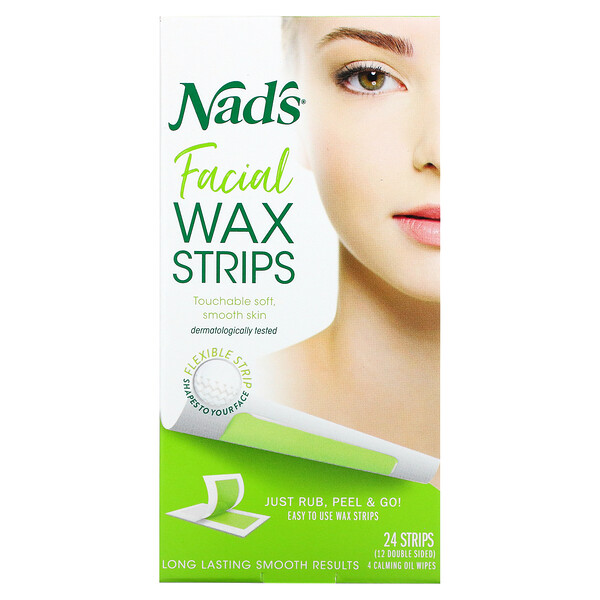 Nad's‏, רצועות שעווה לפנים, 24 רצועות