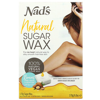 Nad's, 天然糖蠟，6 盎司（170 克）