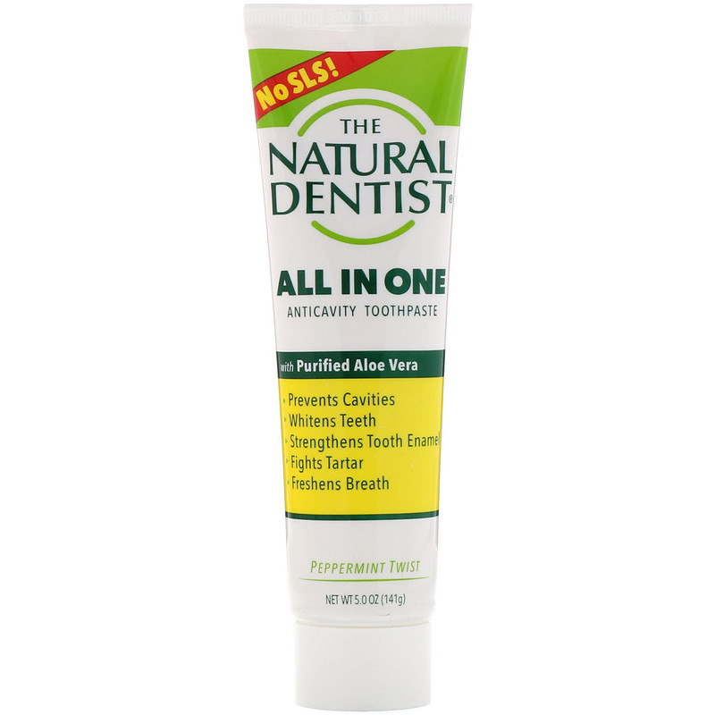 The Natural Dentist, All In One, Anticavity Toothpaste with Purified