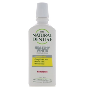 Купить Natural Dentist, Healthy White, Жидкость для полоскания рта с отбеливающим эффектом, Чистая мята, 16,9 жидких унций (500 мл)  на IHerb