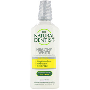 Отзывы о Натурал Дантист, Healthy White, Pre-Brush Antigingivitis/Antiplaque Rinse, Clean Mint, 16.9 fl oz (500 ml)