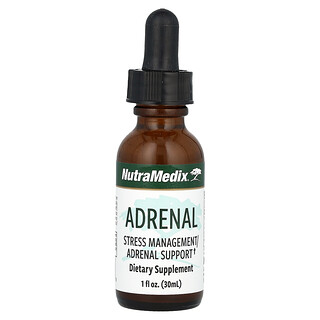 NutraMedix, Mellékvese stresszkezelés/mellékvese támogatás, 1 fl uncia (30 ml)