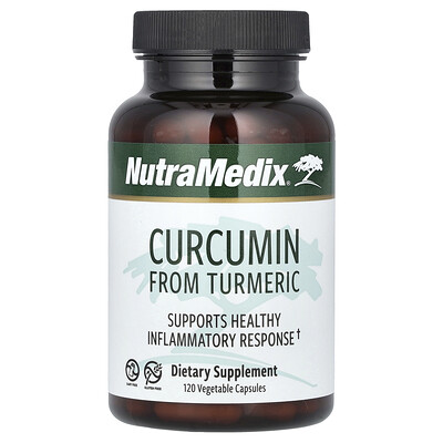 Nutramedix , Curcumin From Turmeric, 120 Vegetarian Capsules (250 Mg Per Capsule)