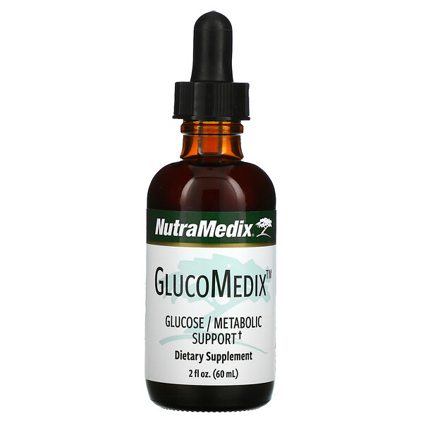 NutraMedix‏, GlucoMedix, Glucose/Metabolic Support, 2 oz (60 ml)