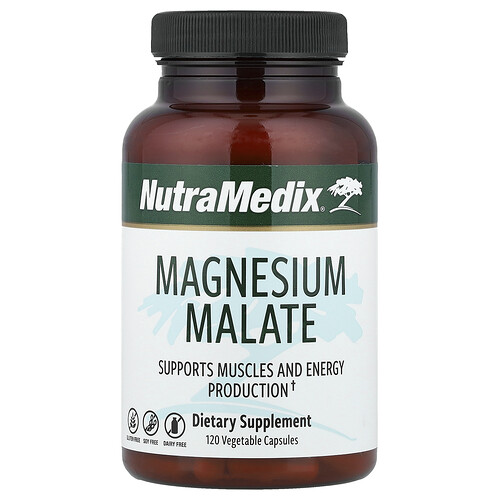 NutraMedix, Magnesium Malate, 120 Vegetable Capsules (100 mg per Capsule)