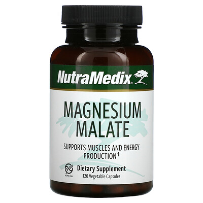NutraMedix Magnesium Malate, 120 Vegetable Capsules