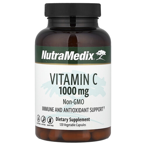 NutraMedix, Vitamin C, 1,000 mg, 120 Vegetable Capsules