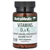 Vitamins D3 & K2, 90 Vegetable Capsules