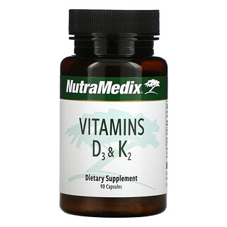 NutraMedix, Vitamins D3 & K2, 90 Capsules