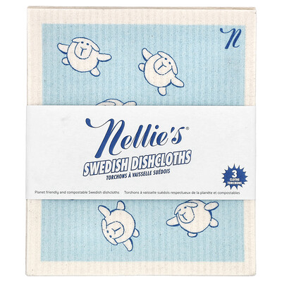 Nellie's, Paños de cocina suecos`` 3 paños