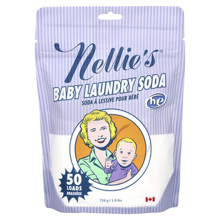 Nellie's, Baby Laundry Soda, 50 Loads, 1.6 lbs (726 g)