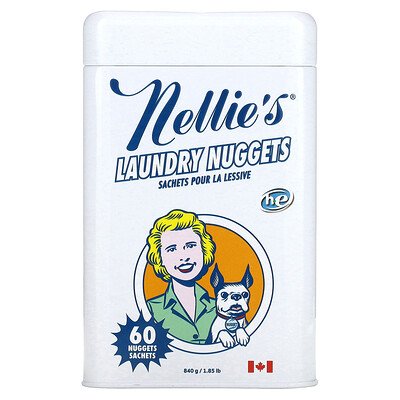 

Nellie's Laundry Nuggets Unscented 60 Loads 1.85 lb (840 g)