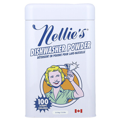 Product Image for Nellie's, Dishwasher Powder, 3.5 lb (1.6 kg)