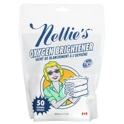 Купить Nellie's Oxygen Brightener, 50 мерных ложек, 800 г (1, 77 фунта)