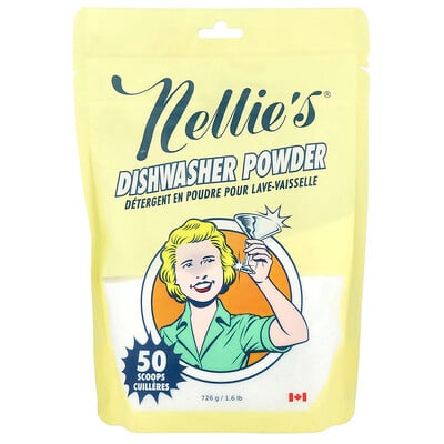 Product Image for Nellie's, Dishwasher Powder, 1.6 lbs (726 g)
