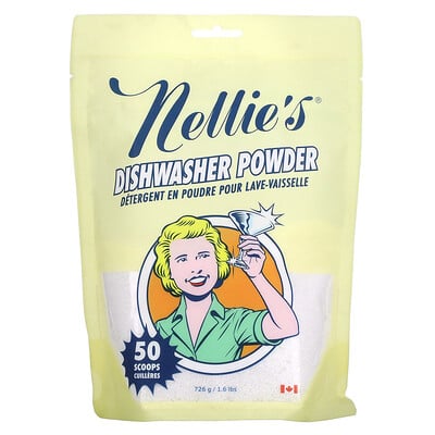 Купить Nellie's Порошок для посудомоечных машин 726 г (1, 6 фунта)