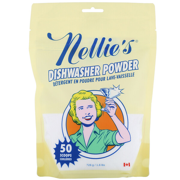 Nellie's‏, אבקת מדיח כלים, 726 גרם (1.6 ליברות)