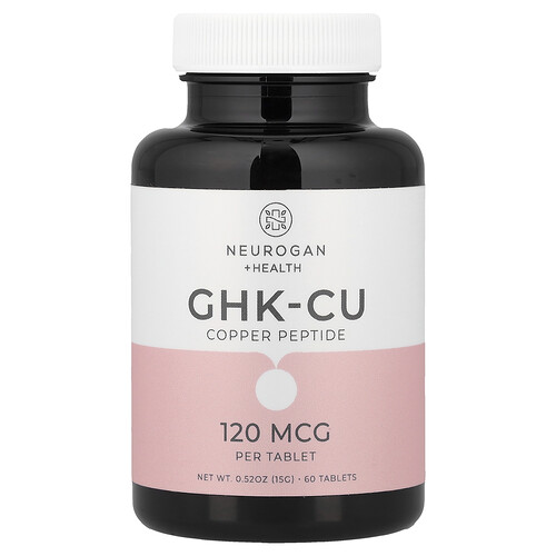 Neurogan Health, GHK-Cu, Péptido de cobre, 120 mcg, 60 comprimidos