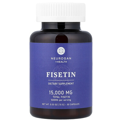 Product Image for Neurogan Health, Fisetin, 500 mg, 30 Capsule