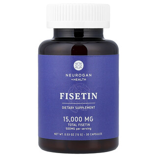 Neurogan Health, Fisetin, 500 mg, 30 Kapsul