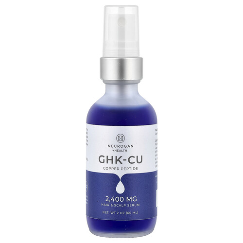 Neurogan Health GHK-CU Copper Peptide, Hair & Scalp Serum, 2 oz (60 ml)