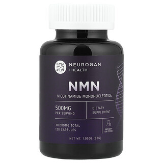 Neurogan Health, NMN, 120 capsule (250 mg per capsulă), 30 g (1,05 oz)