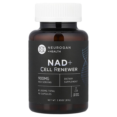 Product Image for Neurogan Health, NAD+, Cell Renewer, 900 mg, 90 Capsules