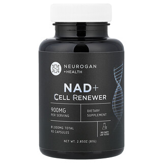 Neurogan Health, NAD+, Wildbeere, 900 mg, 90 Kapseln