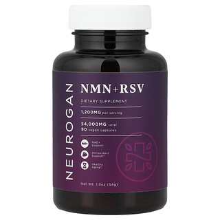 Neurogan Health, NMN + RSV, 90 capsules vegan