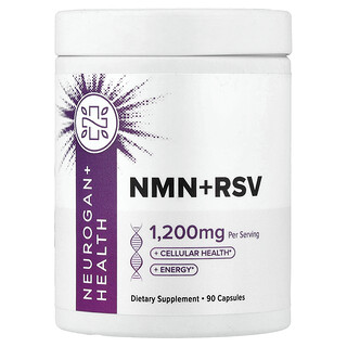 Neurogan Health, NMN + RSV, 90 Capsules (600 mg per Capsule)