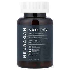 NAD + RSV, 90 веганських капсул, 54 г (1,9 унції)
