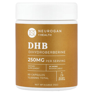 Neurogan Health (뉴로간 헬스), DHB, 250mg, 캡슐 60정