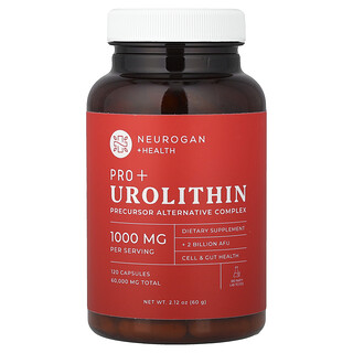 Neurogan Health, Pro+ Urolithin, prekursor, 120 kapsula