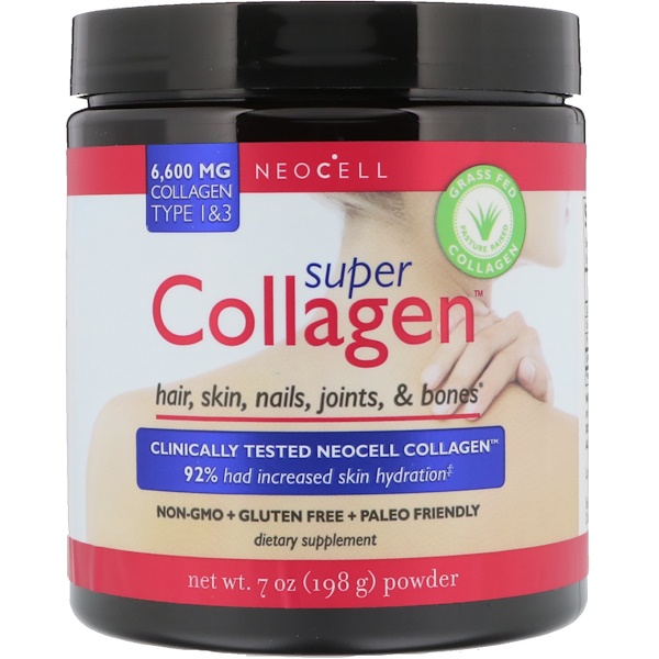 Neocell, Super Collagen, коллаген типа 1 и 3, 6000 мг, 198 г