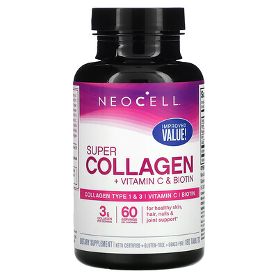 

NeoCell Super Collagen + Vitamin C & Biotin 180 Tablets