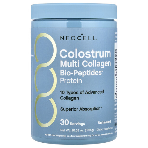 NeoCell, Colostrum Multi Kollagen, Bio-Peptide™ Protein, geschmacksneutral, 300 g
