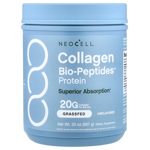 Neocell Collagen Bio-Peptides™ Protein, Unflavored, 20 oz (567 g)