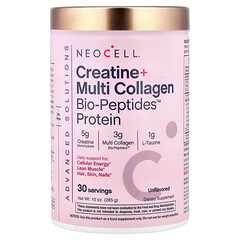 Advanced Solutions, протеїн Creatine+ Multi Collagen Bio-Peptides™, без ароматизаторів, 285 г