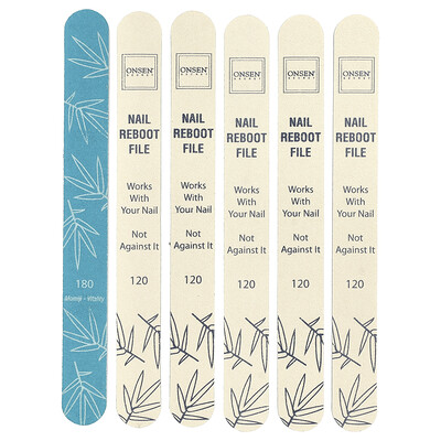 Product Image for Onsen Secret, Nail Reboot Files 120/180, 6 Files