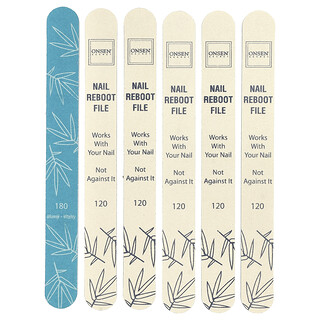 Onsen Secret, Limas Nail Reboot 120/180, 6 limas