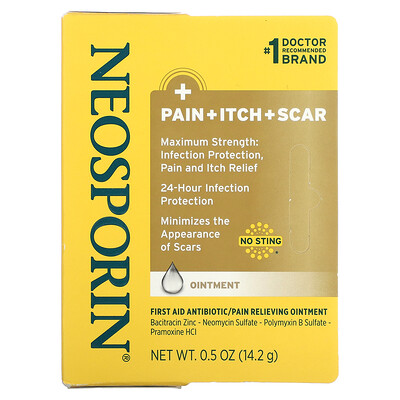 

Neosporin Pain + Itch + Scar Ointment 0.5 oz (14.2 g)