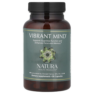Natura Health Products, Vibrant Mind®, 90 cápsulas