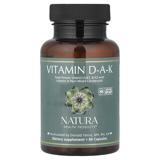 Natura Health Products‏, فيتامين داك ، 60 كبسولة