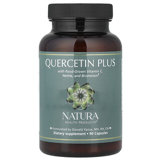 Natura Health Products, Quercetin Plus, 90 kapslí
