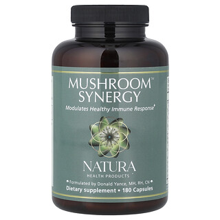 Natura Health Products‏, Mushroom ™ Synergy ، 180 كبسولة